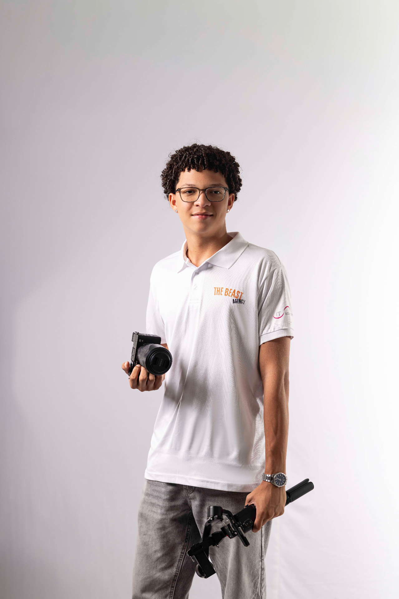 Beast Agency videographer with camera